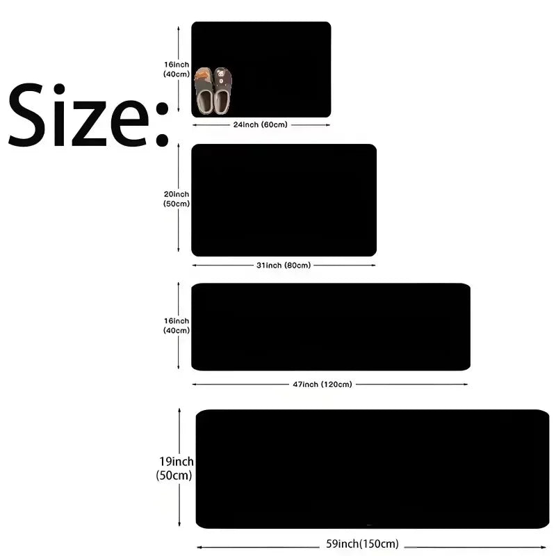 Glacier Runner Rug Visual 3D Hole Crack Luminous Carpet Porch Entrance Carpet Home Corridor Home Decoration