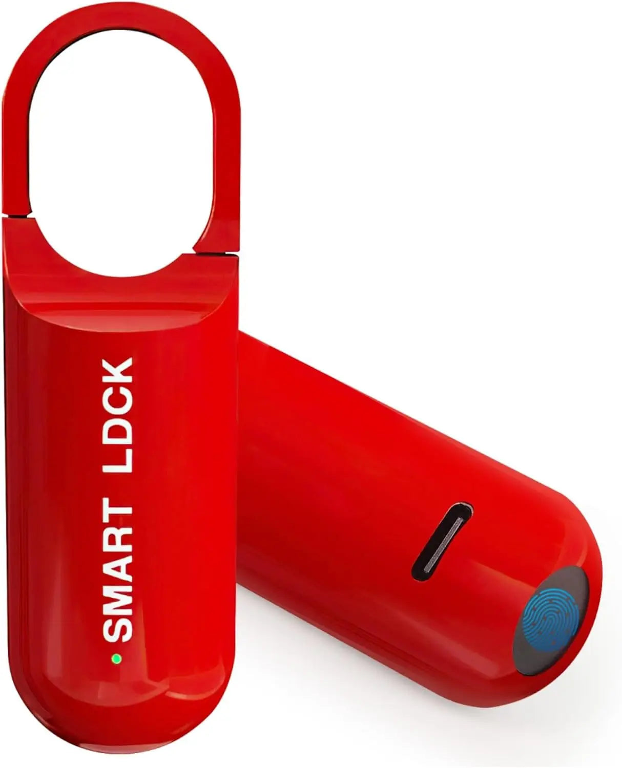 Mini Smart Fingerprint Lock Biometric Keyless Thumbprint Padlock School Gym Locker Small Rechargeable Electronic Locks