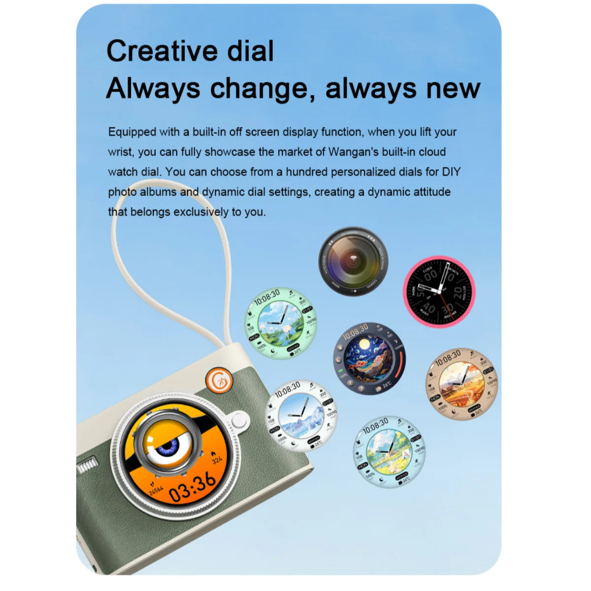 Chromacart FusionWatch 3-in-1 Smartwatch Power Bank & Bluetooth Speaker (10,000mAh)