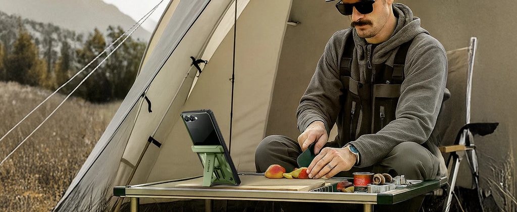 Chromacart For Galaxy Z Flip 7 Case with Kickstand & 360° Rotatable Belt-Clip Built-in Privacy Screen Protector Hinge Protection Phone Case™