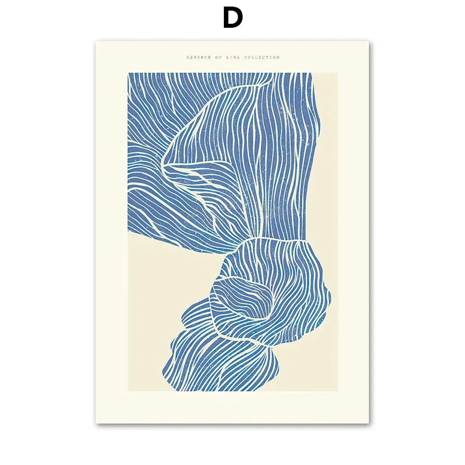 Modern Minimalist Wall Art Line Girl Body Abstract Bohemian HD Canvas Poster Print Home Bedroom Living Room Decoration