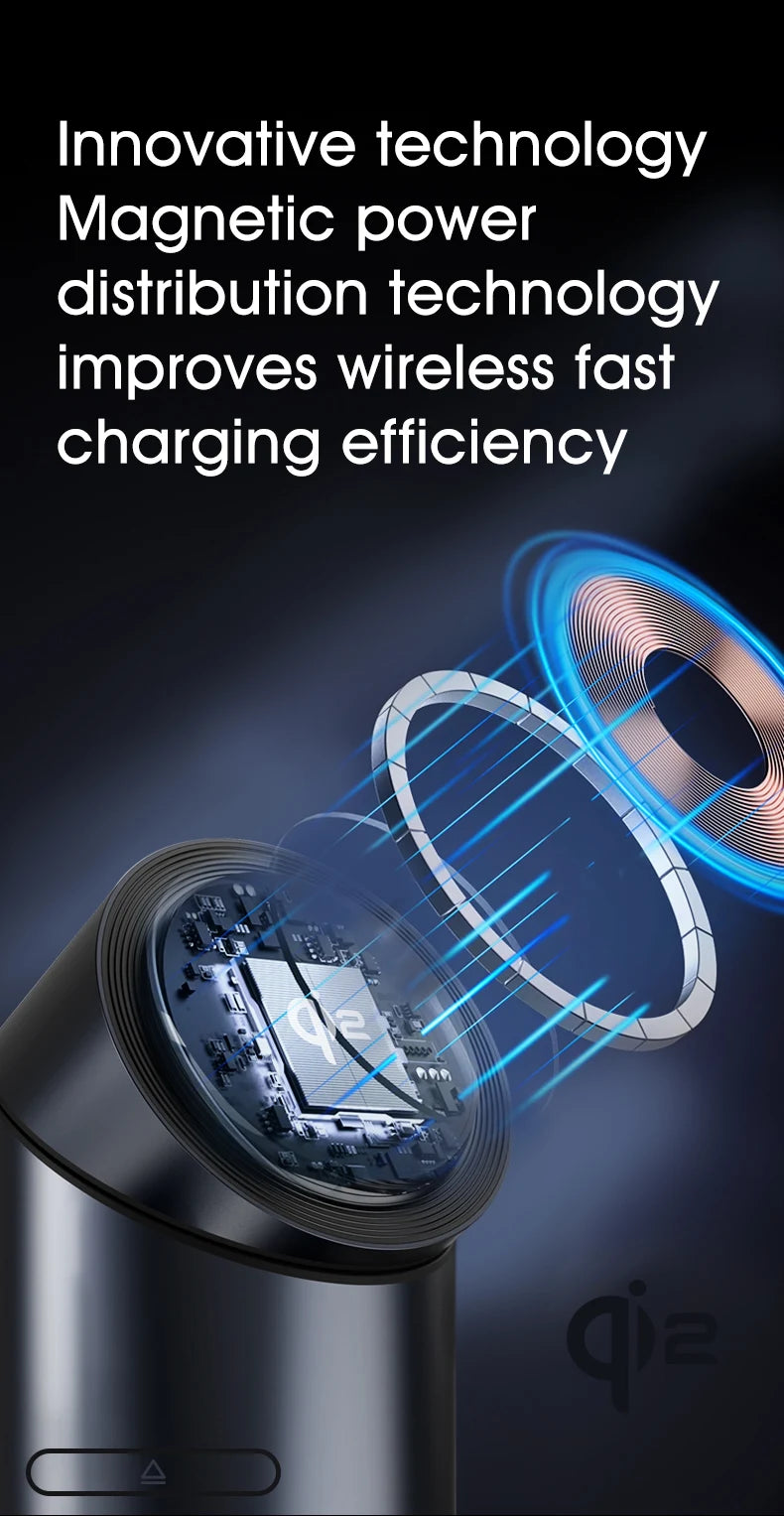 New Truly Qi2 3 In 1 Magsafe Magnetic Touch Button Wireless Charger For Android iPhone iWatch Airpods Fast Charging Dock Station