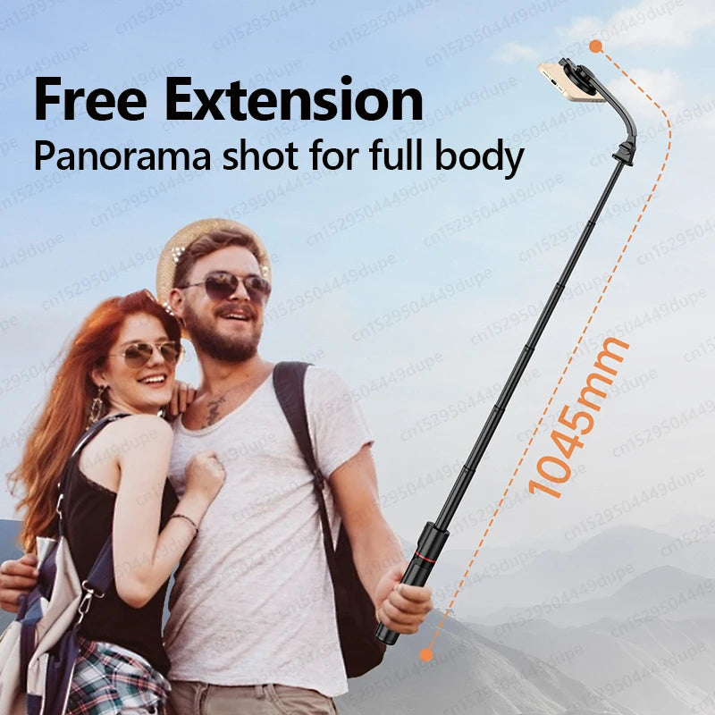 Chromacart KEELEAD Magnetic Selfie Stick with Bluetooth Remote Magsafe Cellphone Tripod Stand for iPhone 14 13 12 Pro Max Vertical Shooting™