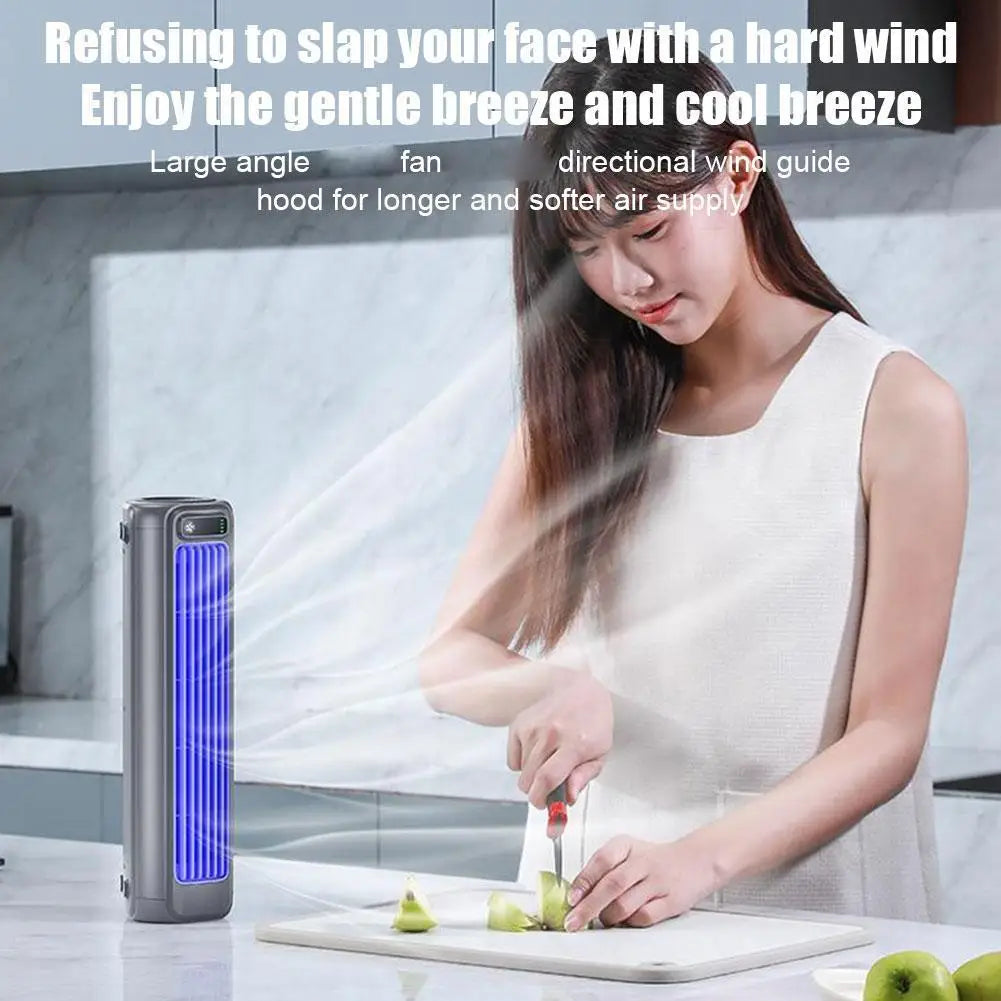 Three-speed Summer Kitchen Fan Wall Portable Conditioner Cooling Air Fan Ultra Conditioning Air Mounted Refrigeration Quiet