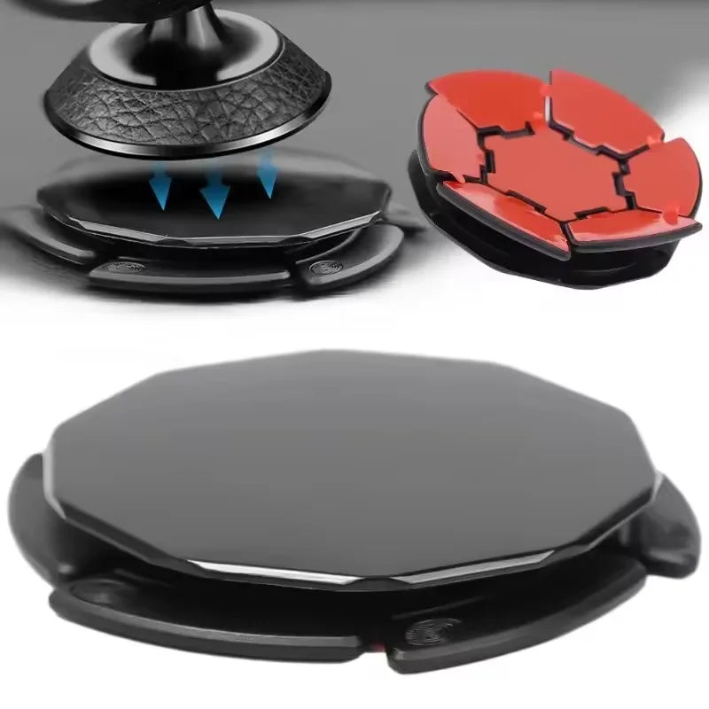 Chromacart Car Dashboard Suction Cup Cellphone Mount Base Universal Suction Cup Phone Holder Pad Disk for Car Dashboard Windshield™