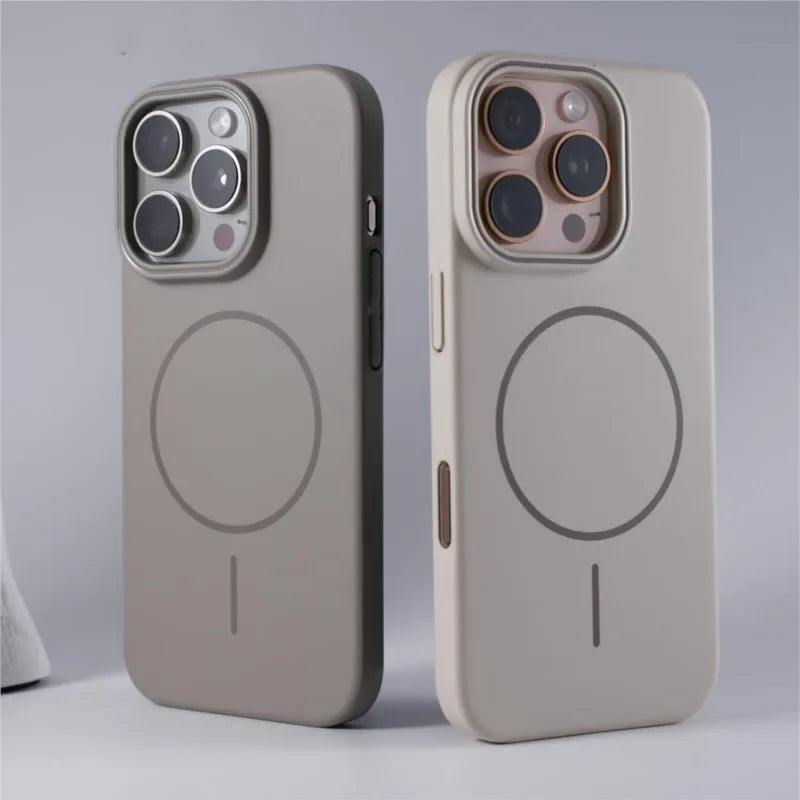 Chromacart Luxury Original Hard PC Magsafe Case for iPhone 17 Air 16 15 14 Plus 13 12 Mini 11 Pro Max Shockproof Matte Thin Magnetic Cover™