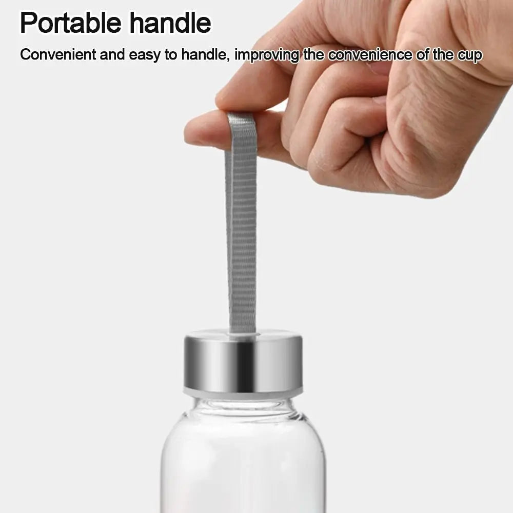 1pc Transparent Plastic Water Bottle for Drinking Portable Sport Tea Coffee Cup Kitchen Tool Kids Water Bottle for School Office