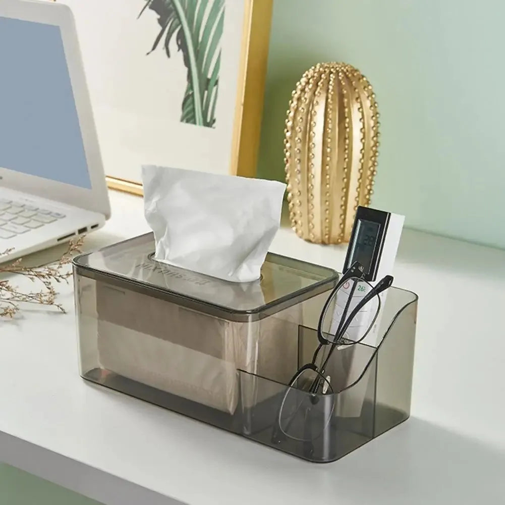 Acrylic Tissue Box Holder with Cover Tissue Box Cover,Tissue Holders,Tissue Box Holder for Bathrooms Home and Office