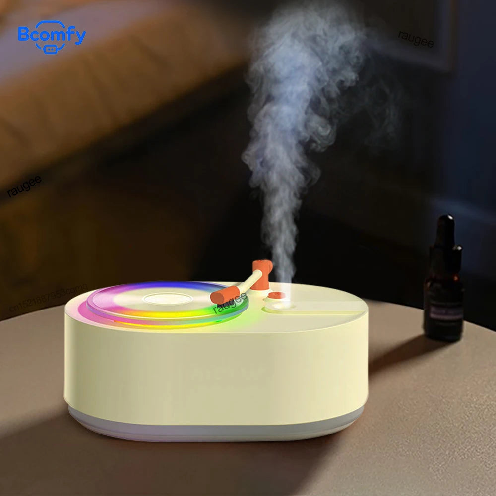 Aroma Diffuser Air Humidifier 300ML Essential Oils Diffuser for Home Bedroom Electric Mute Cool Mist Maker with Colorful Light