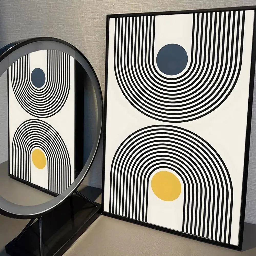 Minimalist Abstract Line Minimalist Wall Art Print Canvas Painting Posters for Living Room Modern Home Decor