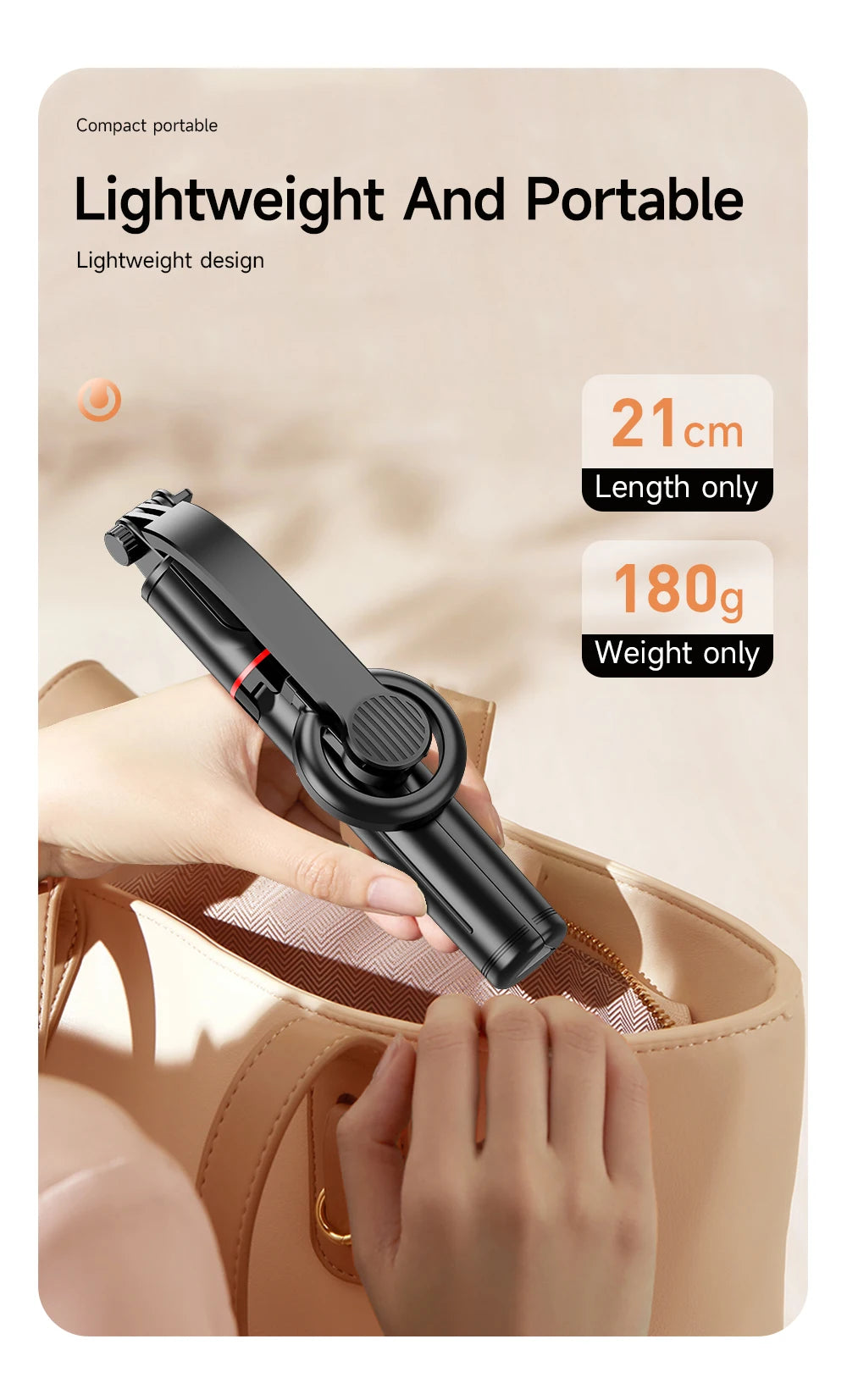 Chromacart KEELEAD Magnetic Selfie Stick with Bluetooth Remote Magsafe Cellphone Tripod Stand for iPhone 14 13 12 Pro Max Vertical Shooting™