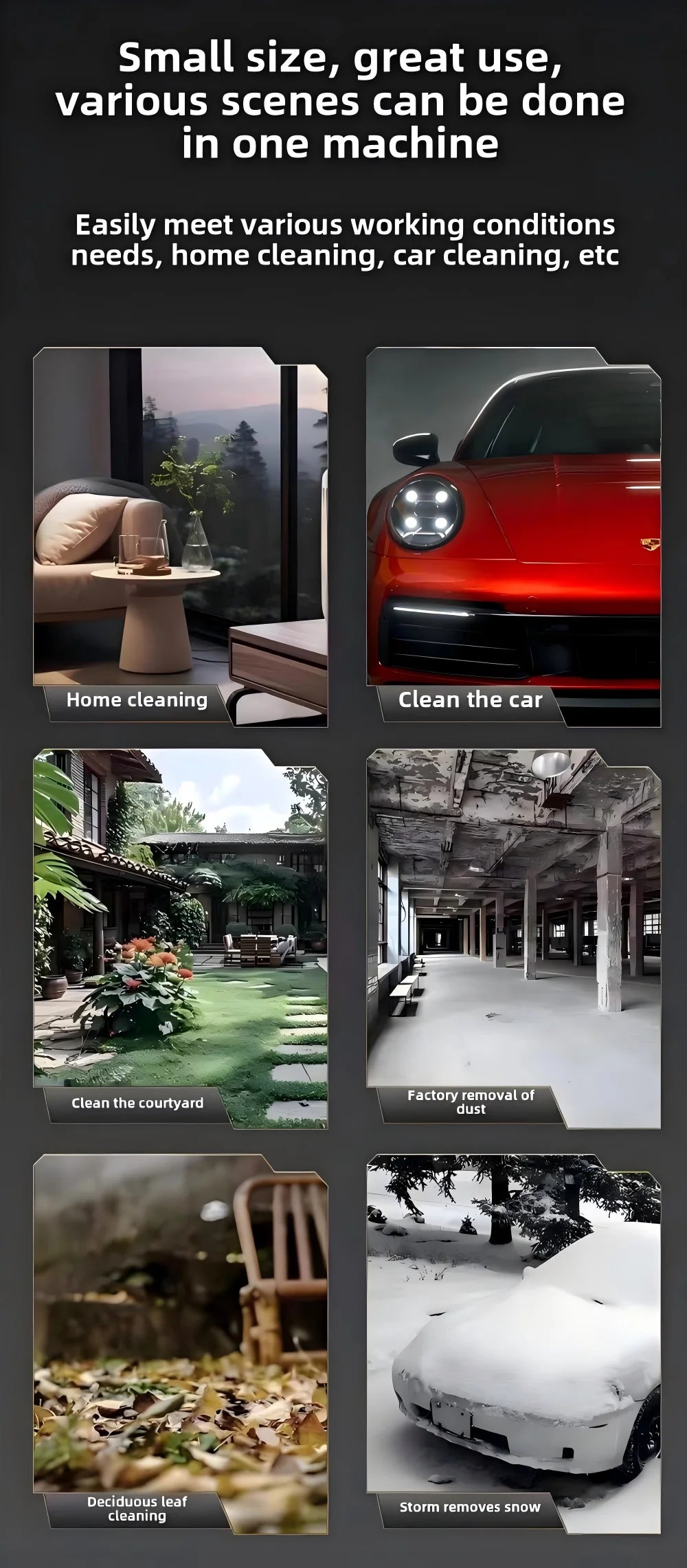 Turbo Jet Fan – 64mm Brushless Motor, 1800g Powerful Air Blower for Car Drying, Leaf & Snow Removal Fits Makita 18V/21V Battery