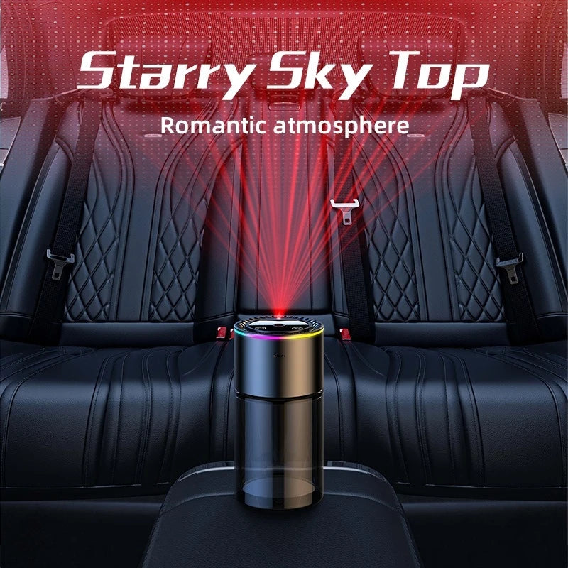 Car Perfume Air Freshener Essential Oil Fragrance Diffuser Smell Distributor USB Rechargeable Aromatherapy Scent Air Refresher