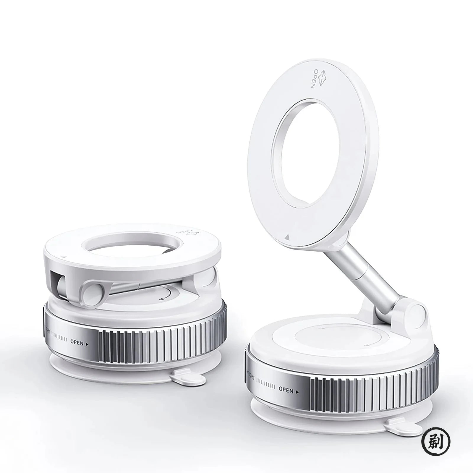 Chromacart Car Phone Magnetic Stand Mechanical Vacuum Suction Cup Rotate 360° Magnetic Adsorption Bracket Navigation Universal Holder™