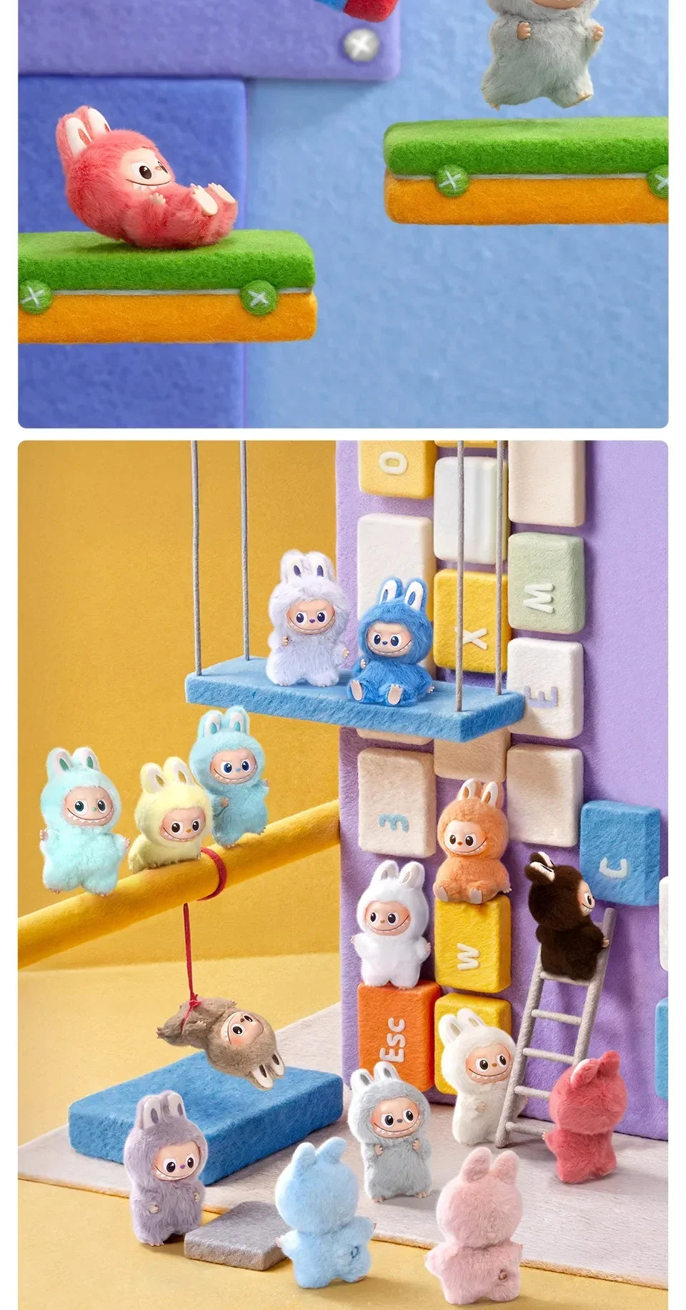 POP MART The Monsters Labubu V4 Pin for Love Series Mystery Blind Box Vinyl Face Plush Doll Pendant Keychain Toy Christmas Gifts