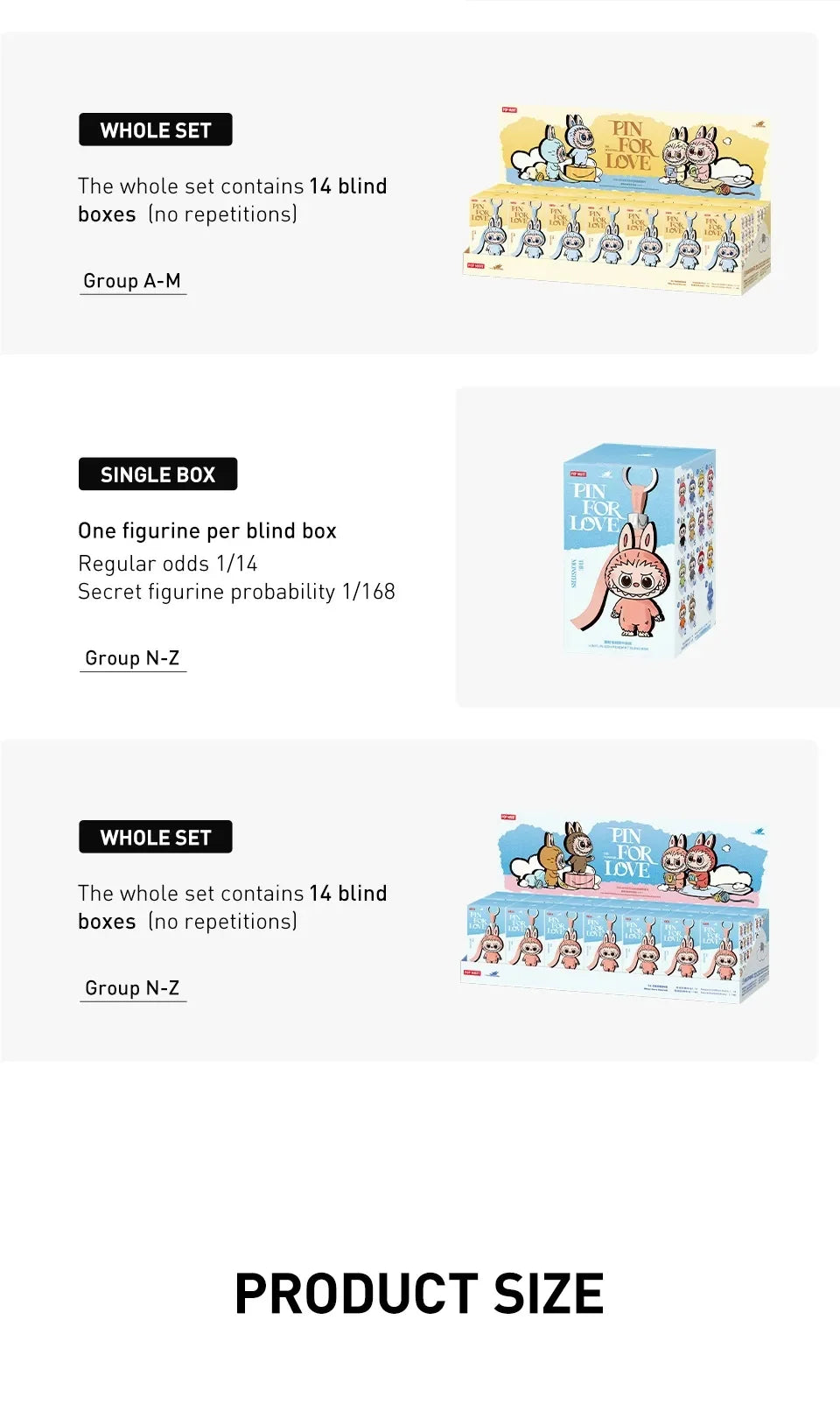 POP MART The Monsters Labubu V4 Pin for Love Series Mystery Blind Box Vinyl Face Plush Doll Pendant Keychain Toy Christmas Gifts