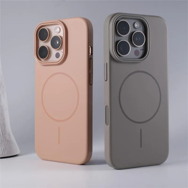 Chromacart Luxury Original Hard PC Magsafe Case for iPhone 17 Air 16 15 14 Plus 13 12 Mini 11 Pro Max Shockproof Matte Thin Magnetic Cover™