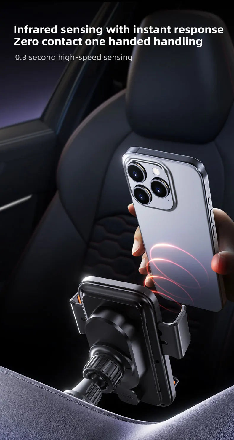 Chromacart HONGYUE 2025 new SD13 Car mobile phone holder 15W wireless charging. 66W magnetic charging head. All mobile phones can be used™