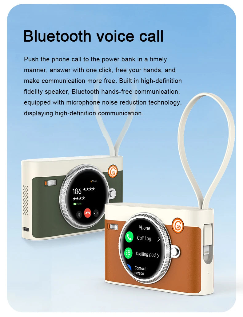 Chromacart FusionWatch 3-in-1 Smartwatch Power Bank & Bluetooth Speaker (10,000mAh)