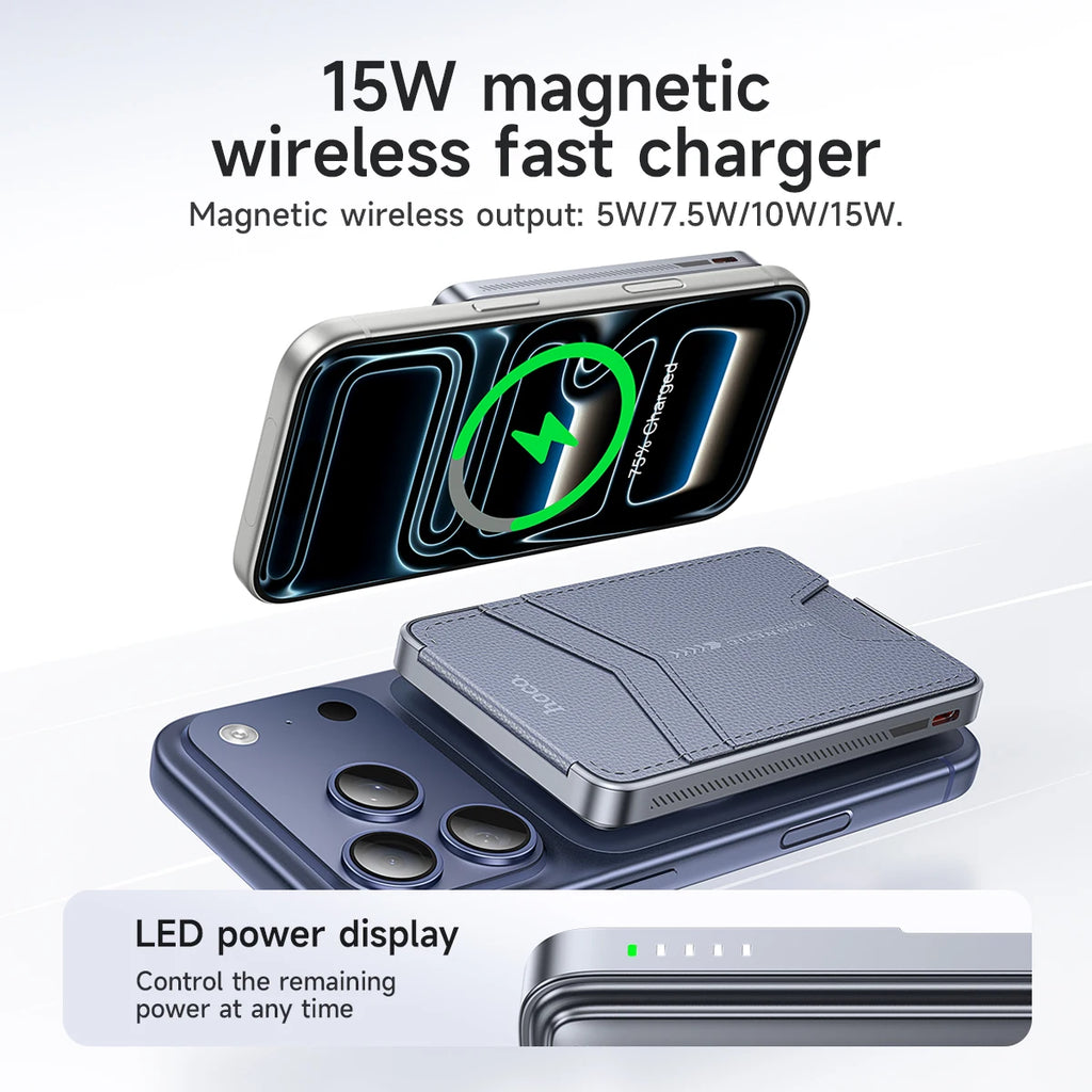 Chromacart MagSnap 20W Magnetic Power Bank (5000mAh) with Kickstand