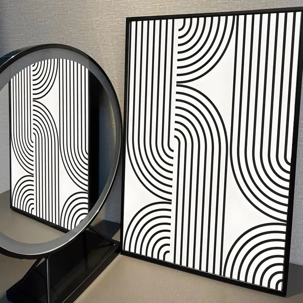 Minimalist Abstract Line Minimalist Wall Art Print Canvas Painting Posters for Living Room Modern Home Decor