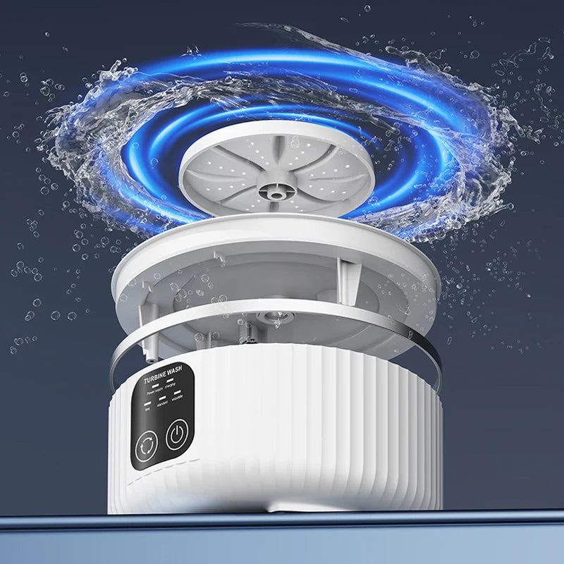 Mini Portable Wireless Washing Machine for Cup Underwear Socks Household Travel Underwear Special Charging Washing Machine