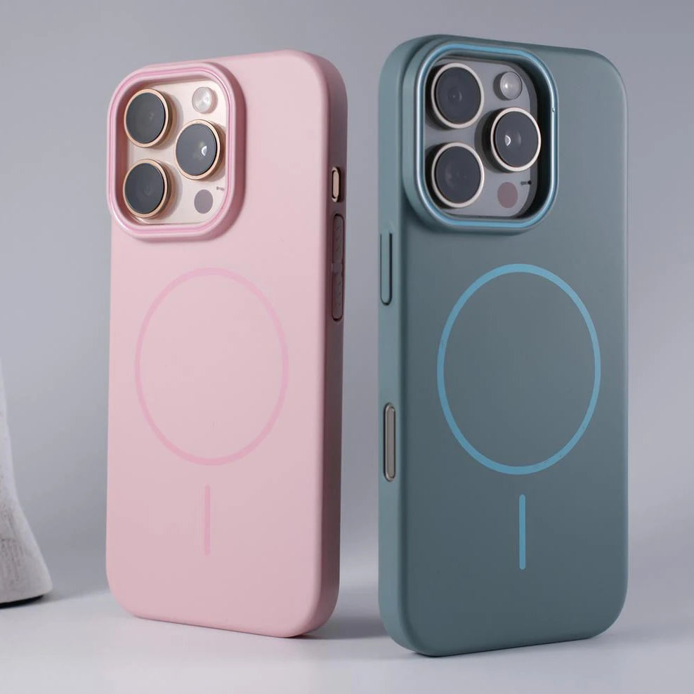 Chromacart Luxury Original Hard PC Magsafe Case for iPhone 17 Air 16 15 14 Plus 13 12 Mini 11 Pro Max Shockproof Matte Thin Magnetic Cover™