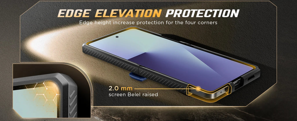 Chromacart For Galaxy Z Flip 7 Case with Kickstand & 360° Rotatable Belt-Clip Built-in Privacy Screen Protector Hinge Protection Phone Case™