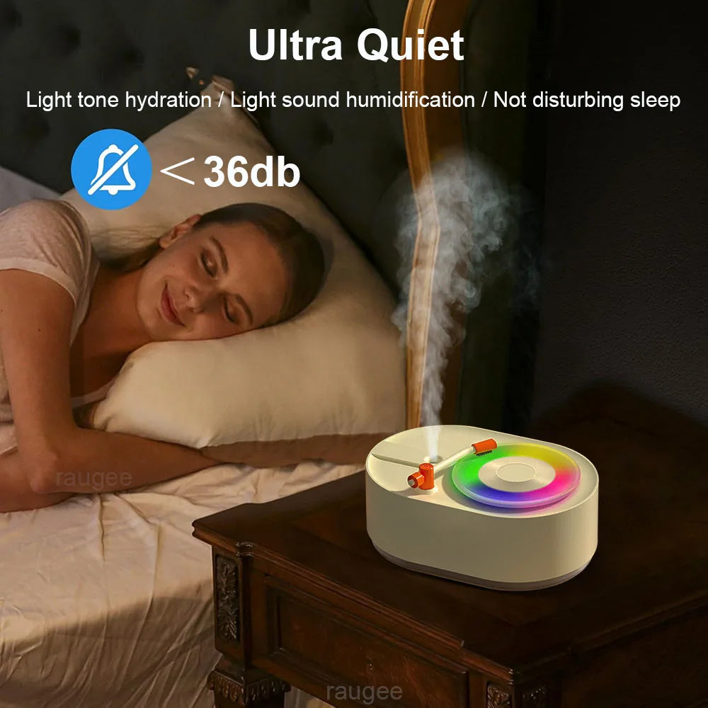 Aroma Diffuser Air Humidifier 300ML Essential Oils Diffuser for Home Bedroom Electric Mute Cool Mist Maker with Colorful Light