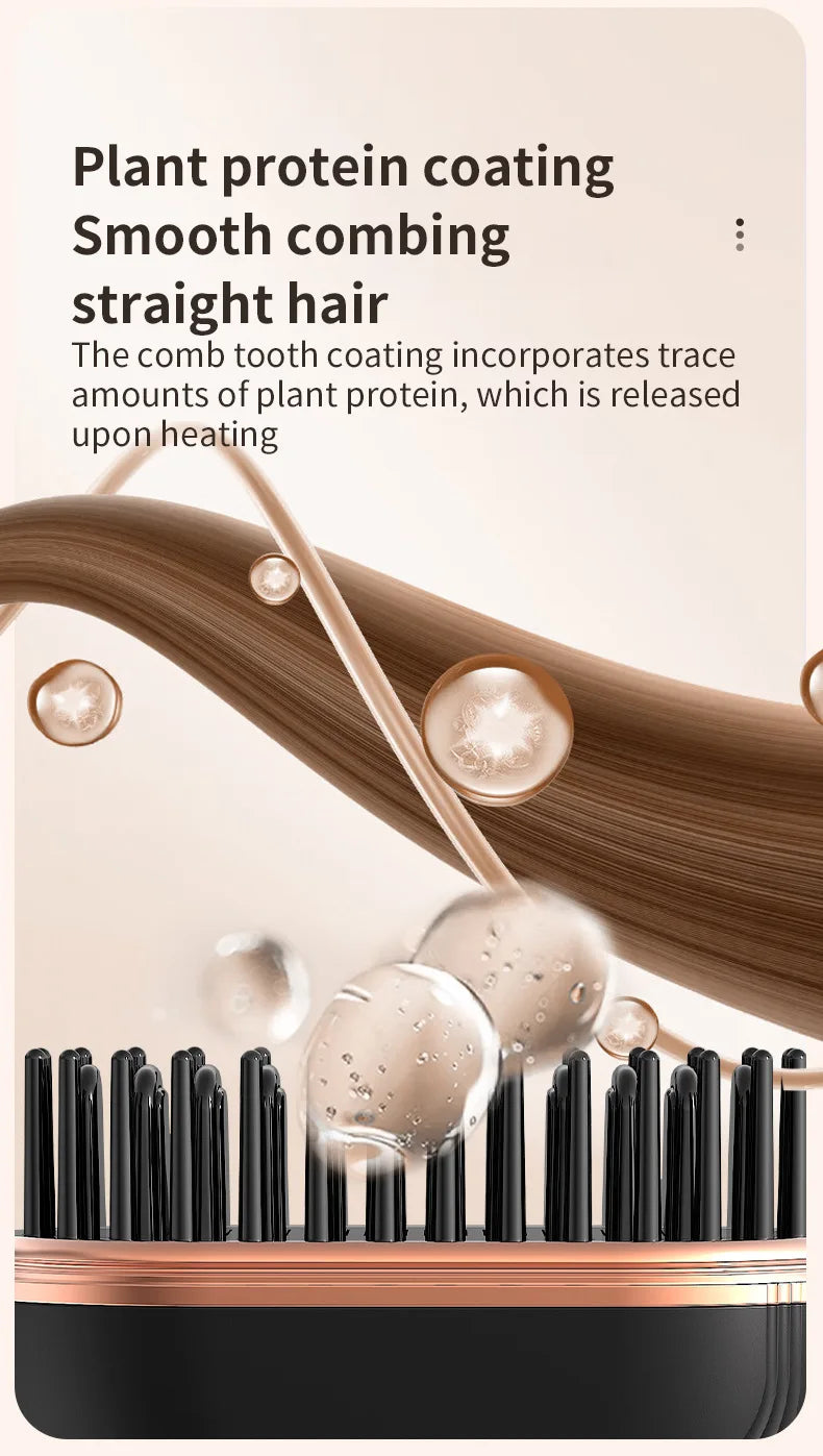 Mini Hair Straightener 3-Speed Temperature Control Rapid Heating & Anti Scald Shell Lightweight and Portable for Travel