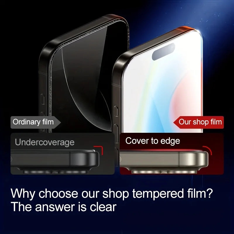 Chromacart Premium Tempered Glass For Samsung A56 A55 5G A54 A36 A26 A16 A53 A35 A52 A15 A14 A13 A26 A25 A24 A51 Dust Free Screen Protector™