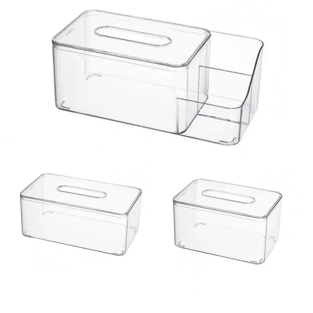 Acrylic Tissue Box Holder with Cover Tissue Box Cover,Tissue Holders,Tissue Box Holder for Bathrooms Home and Office