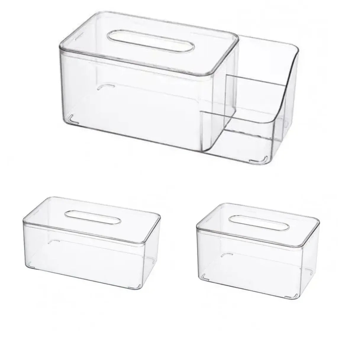 Acrylic Tissue Box Holder with Cover Tissue Box Cover,Tissue Holders,Tissue Box Holder for Bathrooms Home and Office