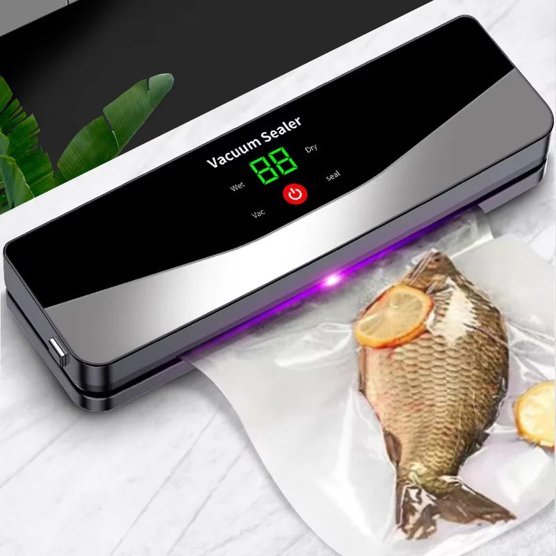 2025 Rechargeable Wireless Portability Vacuum Sealer With Sealing Countdown Display Multi-Pack Vacuum Touch Waterproof Buttons