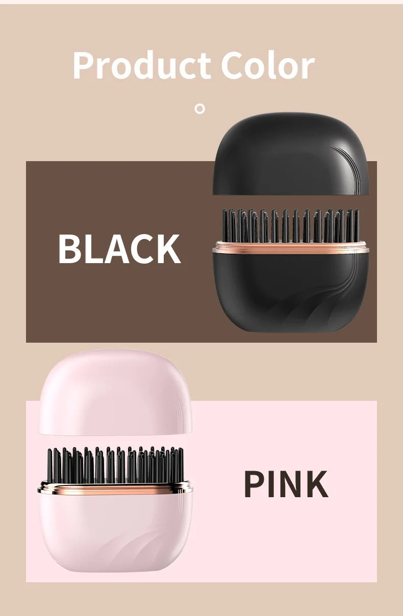 Mini Hair Straightener 3-Speed Temperature Control Rapid Heating & Anti Scald Shell Lightweight and Portable for Travel