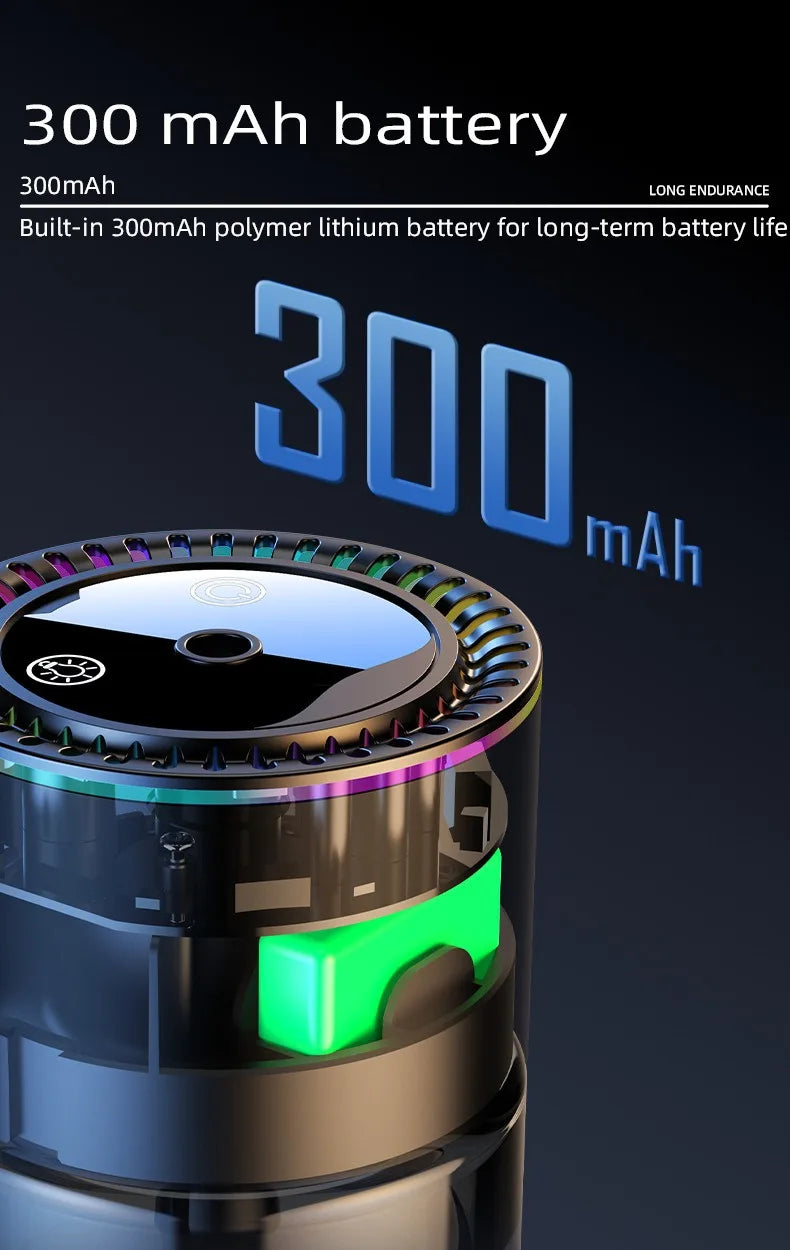 Car Perfume Air Freshener Essential Oil Fragrance Diffuser Smell Distributor USB Rechargeable Aromatherapy Scent Air Refresher