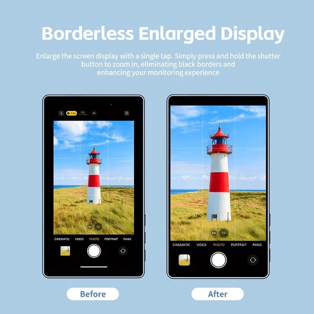 Chromacart VlogView Magnetic Selfie Monitor with Remote & Power Bank