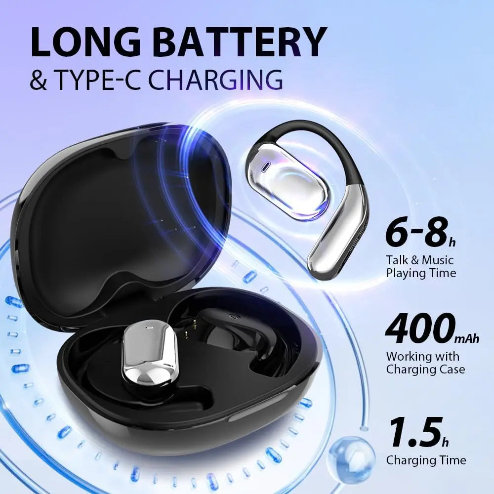 Chromacart LinguaPods™ AI Translation Earbuds with Smart LCD Touch Screen