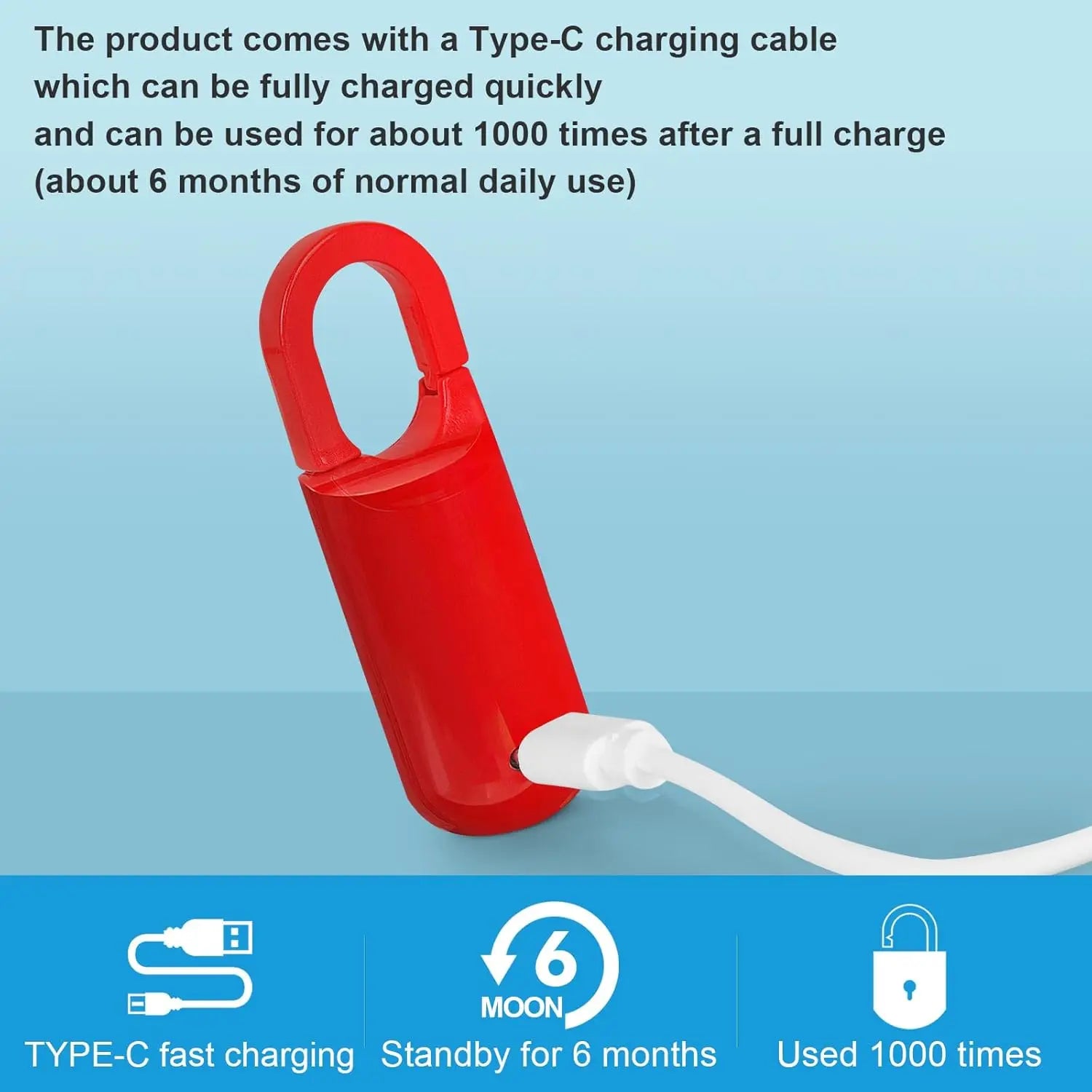 Mini Smart Fingerprint Lock Biometric Keyless Thumbprint Padlock School Gym Locker Small Rechargeable Electronic Locks